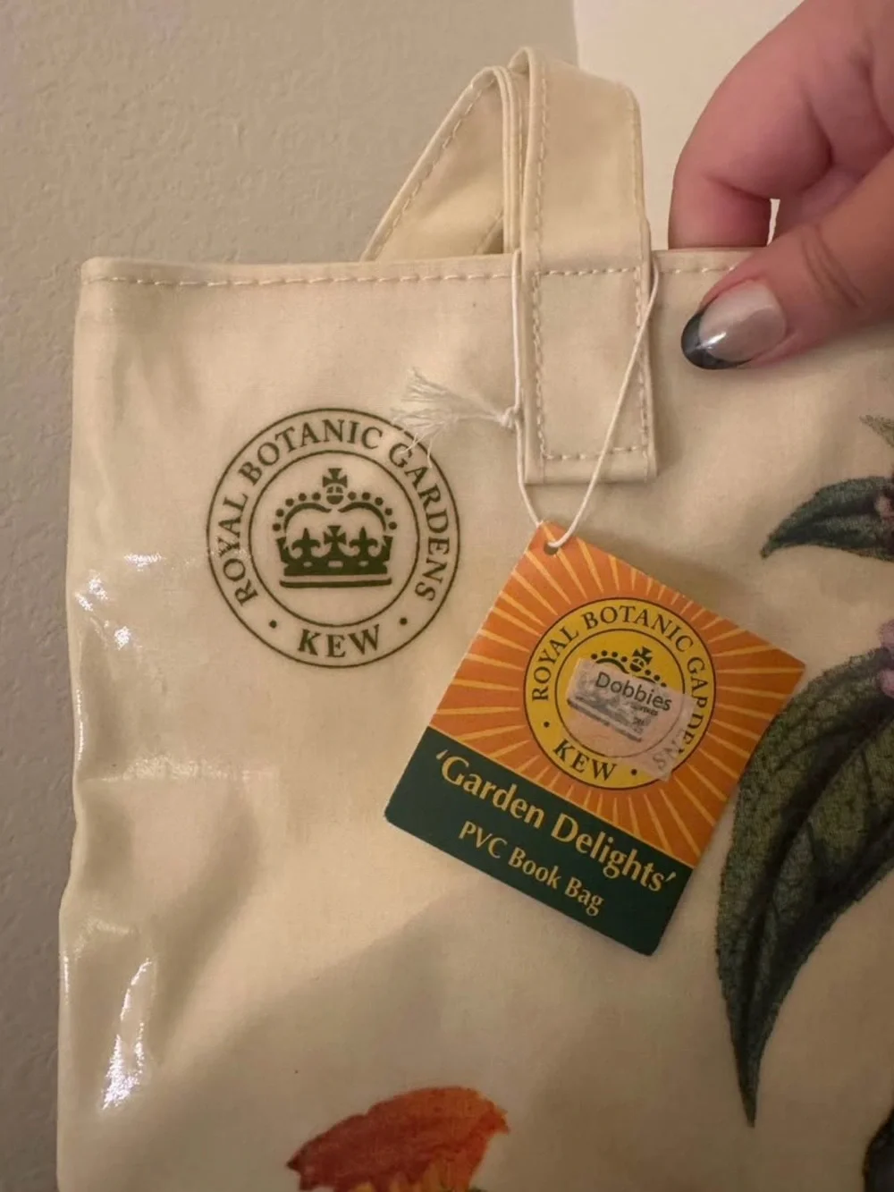 Royal Botanic Gardens Floral Print Tote Bag